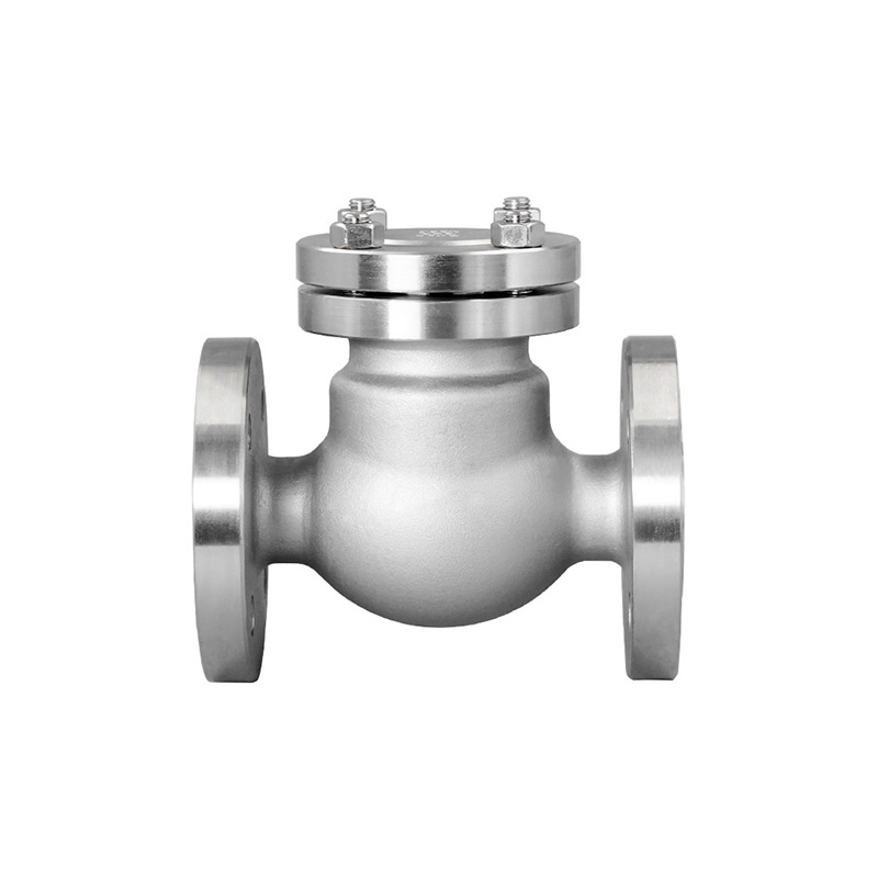 Válvula de retenção oscilante com flange