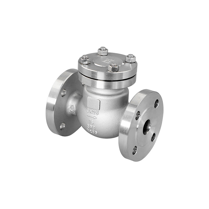 Válvula de retenção oscilante com flange
