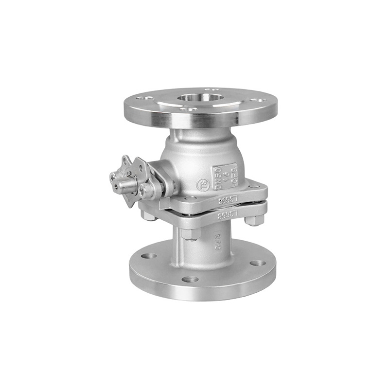 Válvula de esfera flutuante com flange e vedação macia