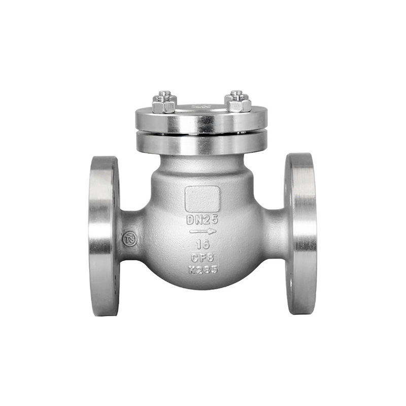 Válvula de retenção oscilante com flange